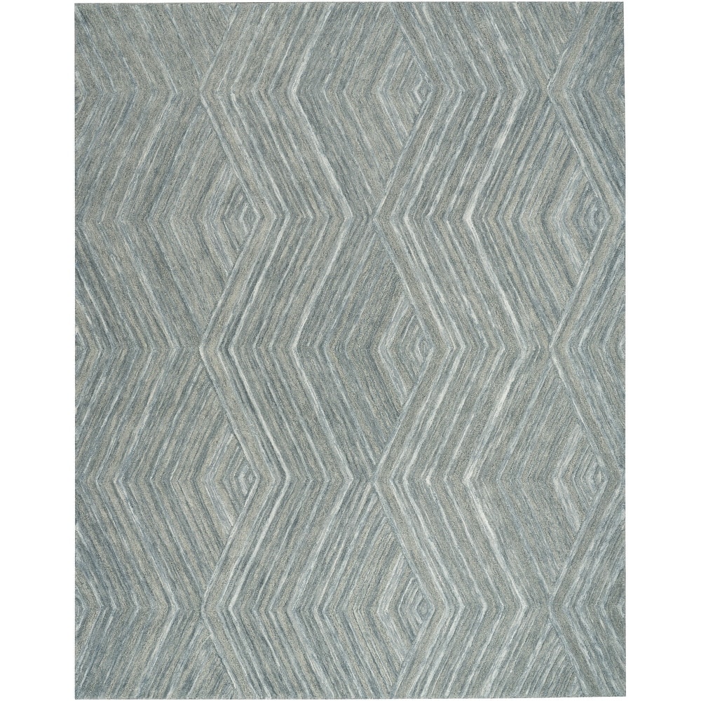 Nourison Graceful Indoor only Geometric Wool Area Rug