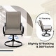 preview thumbnail 18 of 42, MAISON ARTS 9 Pieces Patio Dining Set, 60 Inch Square Metal Table and Sling Dining Chairs