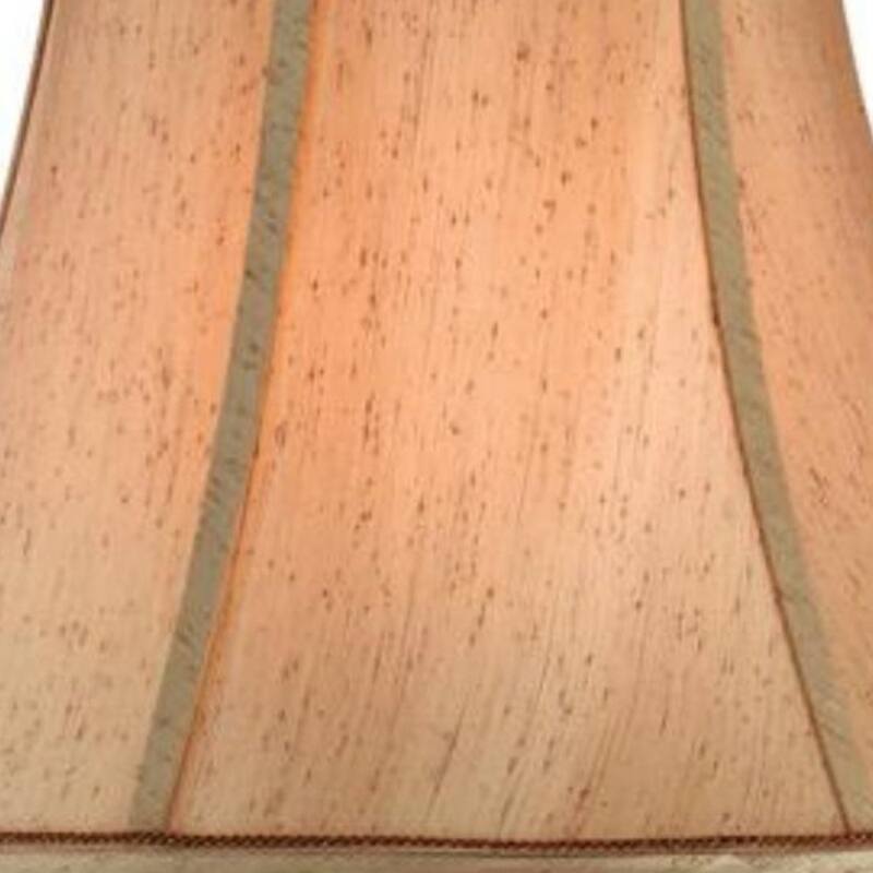 Brown Metal Urn Table Lamp with Drum Fabric Shade 3 Way Switch - 17” x 17” x 31” (D x W x H)