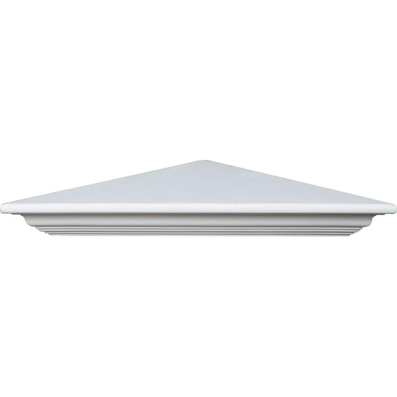 22 7/8"W x 16 1/4"P x 2 5/8"H Mini Classic Corner Shelf