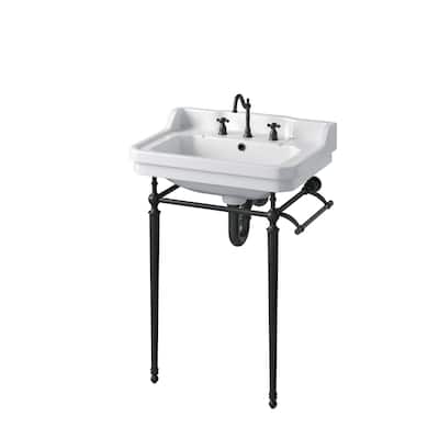 James Martin Vanities 318V24CRM Wellington 24" Single Basin Console