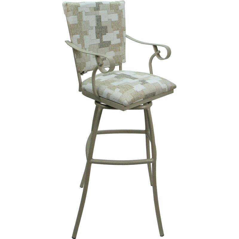 Set of 3 Outdoor Indoor Bar Stool Counter Extra Tall - Jenna PB Arms