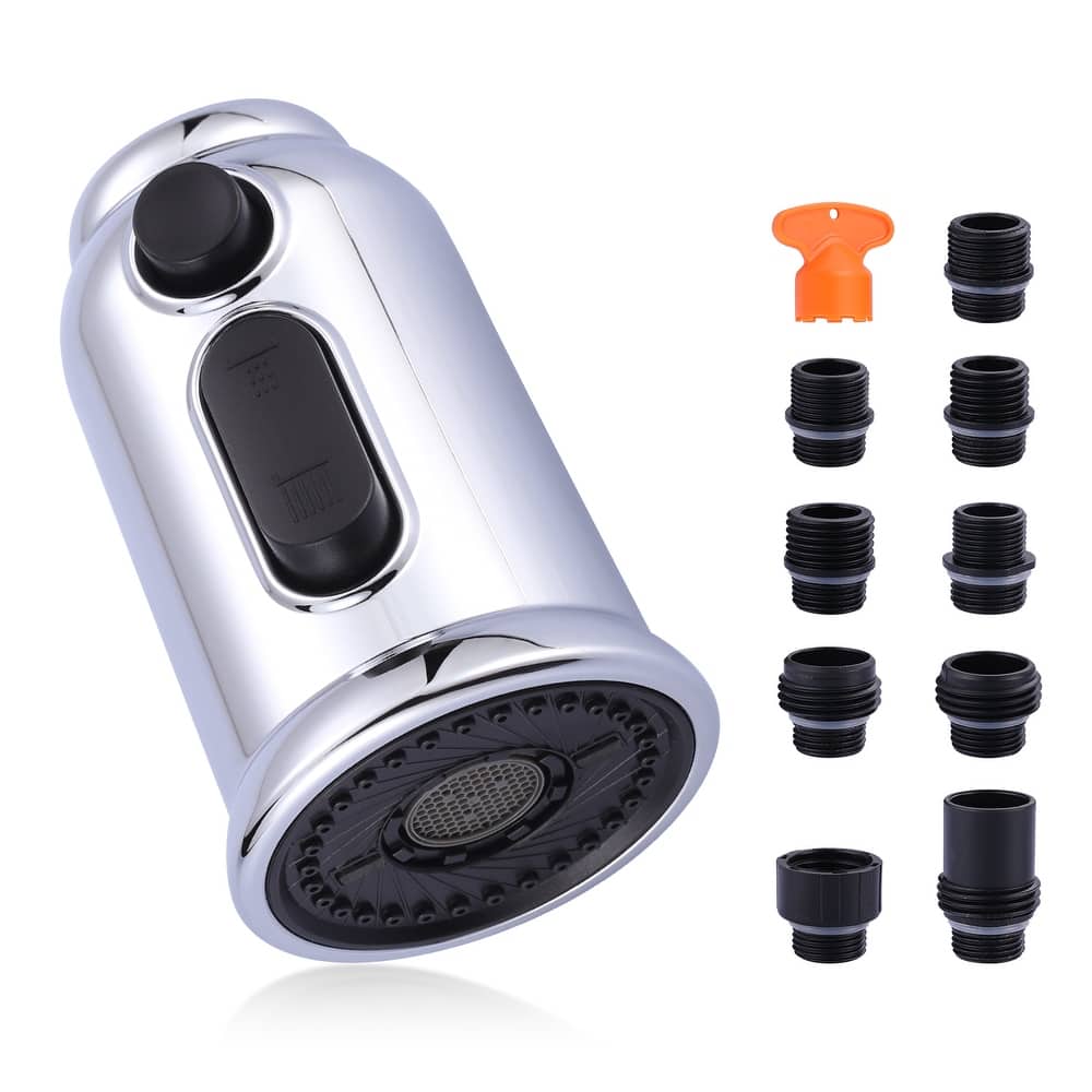 Pull Down Kitchen Faucet Head Replacement with 9 Adapter Kit
