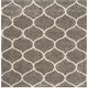 preview thumbnail 85 of 122, SAFAVIEH Hudson Shag Ogee Trellis 2-inch Thick Area Rug 5'3" Square - Grey/Ivory