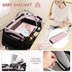 preview thumbnail 7 of 20, Babyjoy 3 in 1 Portable Baby Playard Nursery Center w/ Swing-away