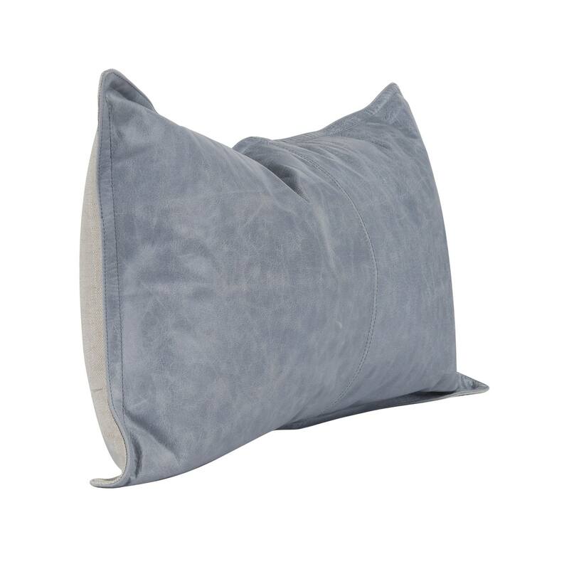 Cheyenne 100% Leather Throw Pillow By Kosas Home