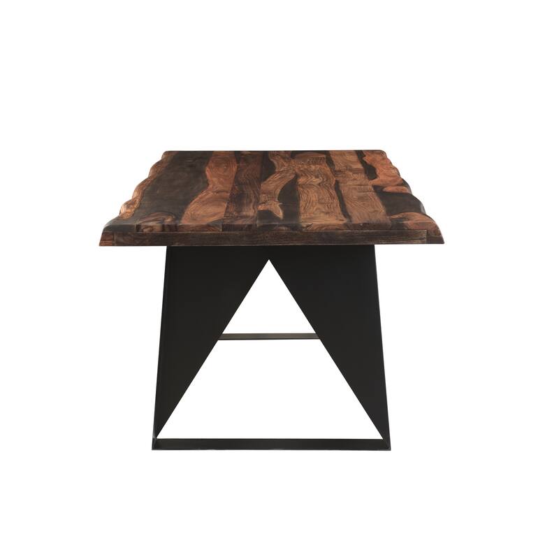 Sienna 80-inch Wave Edge Dining Table