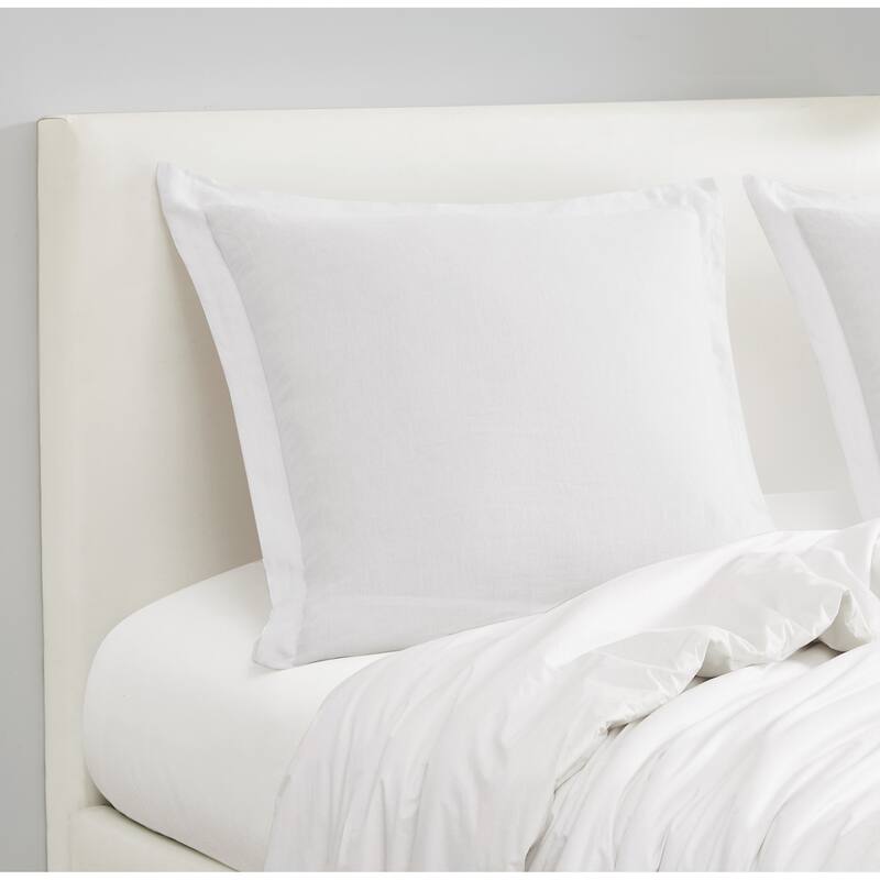 Brooklyn Loom Flax Linen Euro Sham - COVER ONLY