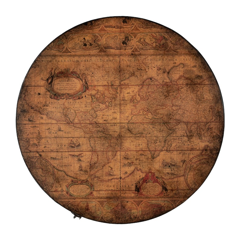 Butler Vasco Old World Map Duffel Table