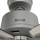 preview thumbnail 14 of 19, Hunter Gatlinburg Ceiling Fan w/ LED Light Kit, Handheld Remote - Transitional- EASY INSTALLATION