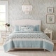 preview thumbnail 12 of 87, Madison Park Vanessa 6 Piece Cotton Percale Quilt Set with Throw Pillows