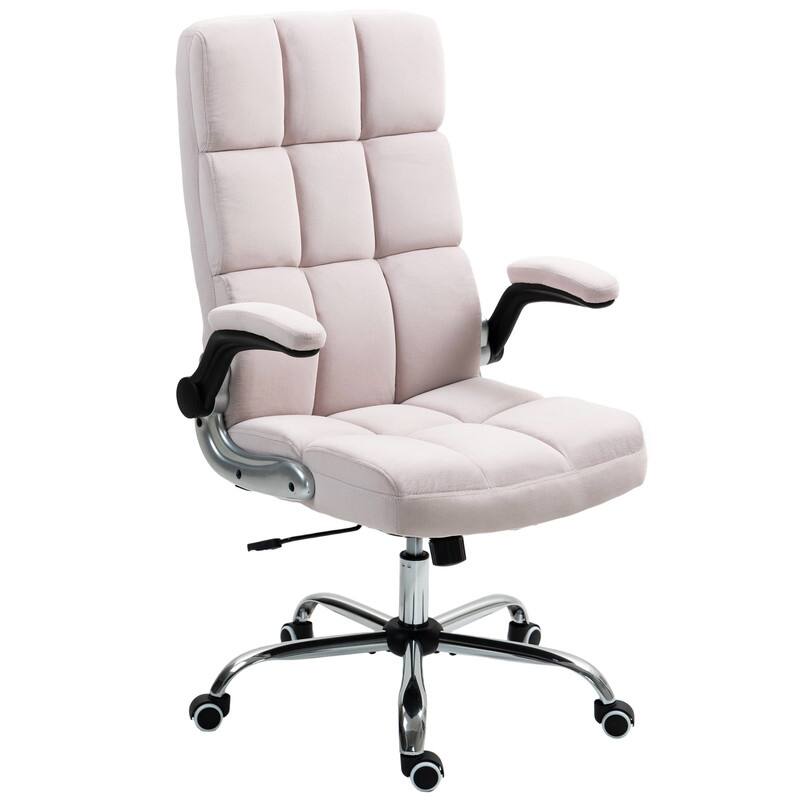 AVAWING Velvet Ergonomic Office Chair: Executive Desk Chair with Adjustable Height & 360° Swivel