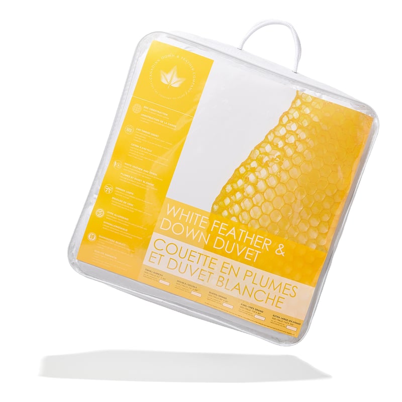 Canadian Down & Feather Company - White Feather & Down Comforter - Summer Weight