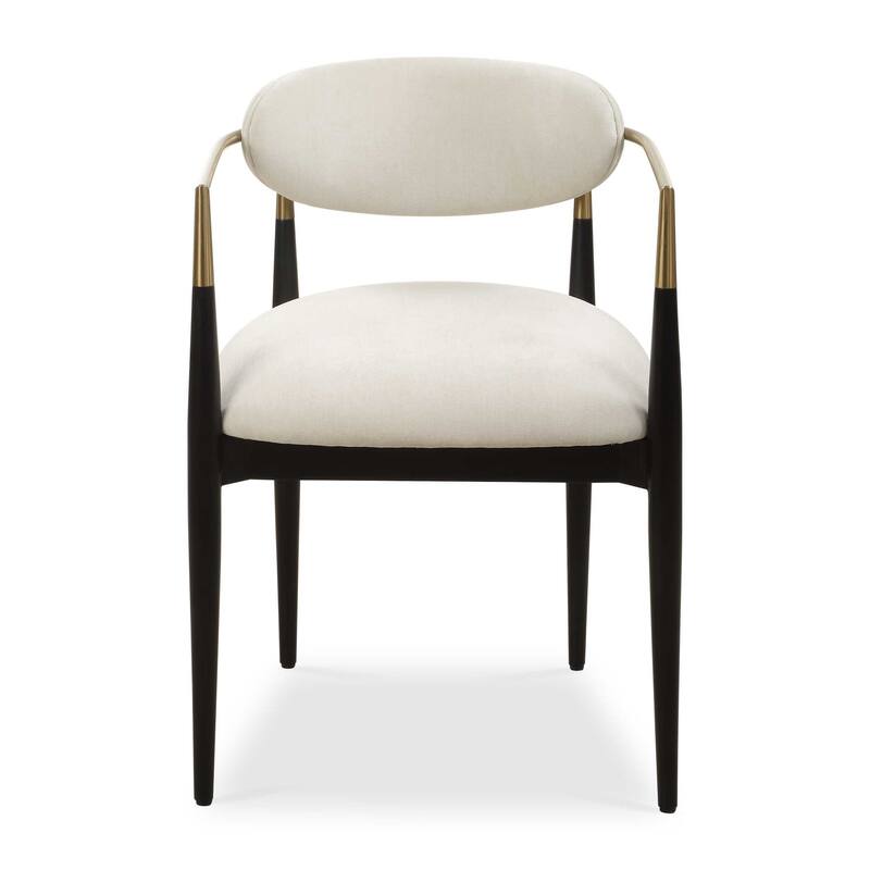 Uttermost Moxie White Dining Arm Chair