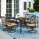 preview thumbnail 3 of 14, Outdoor 5/7-piece Patio Metal Dining Set