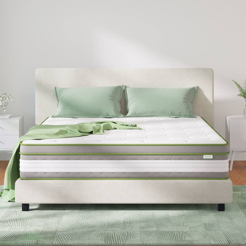 Novilla 12-inch Medium Gel Memory Foam Hybrid Mattress