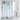 Dainty Home Floral Waterfall Printed Fabric 3D Designed Textured Fabric Shower Curtain 70" x 72"