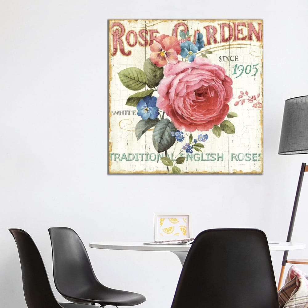 iCanvas "Rose Garden I" by Lisa Audit Canvas Print