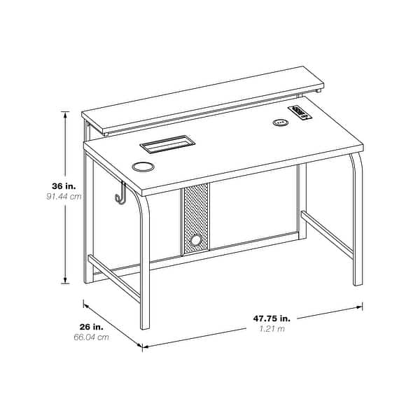 Reload 48-inch Contemporary Gaming Desk