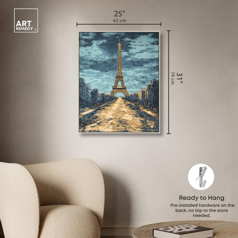 Textured Paris Embroidery Canvas by Art Remedy