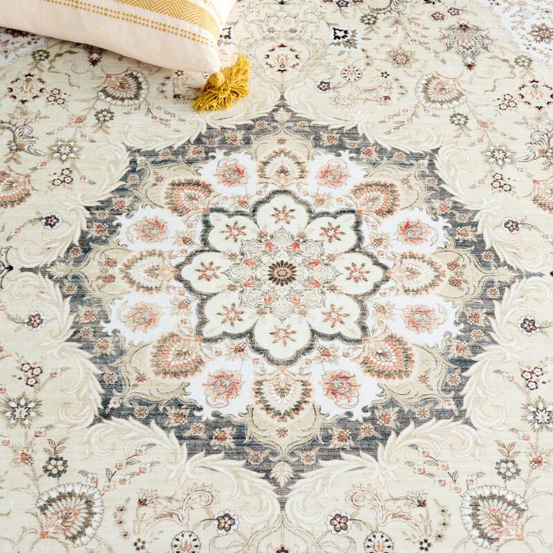 SAFAVIEH Arizona Ewdoksia Machine Washable & Slip Resistant Rug