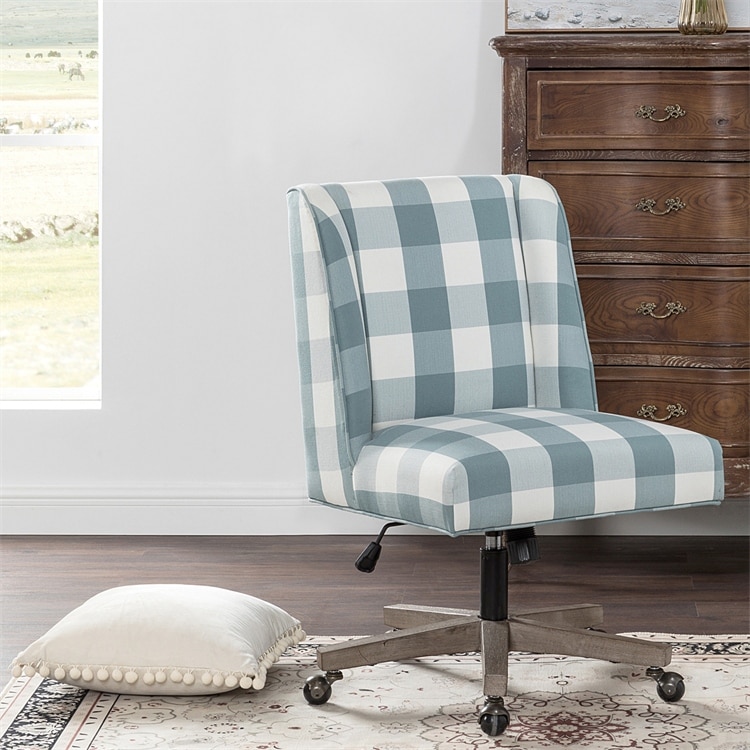 Plaid desk chair on sale