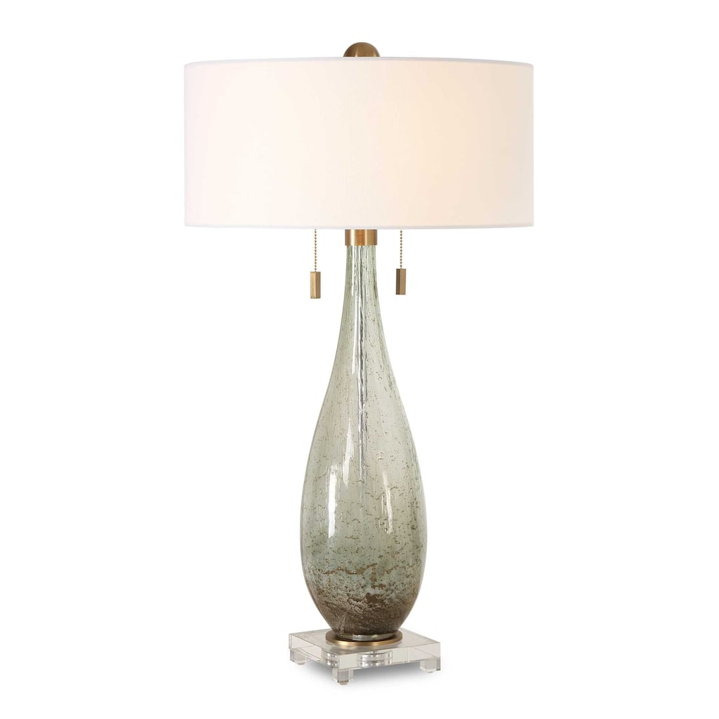 Uttermost Cardoni Green Table Lamp - 18.00" W x 32.25" H x 18.00" D