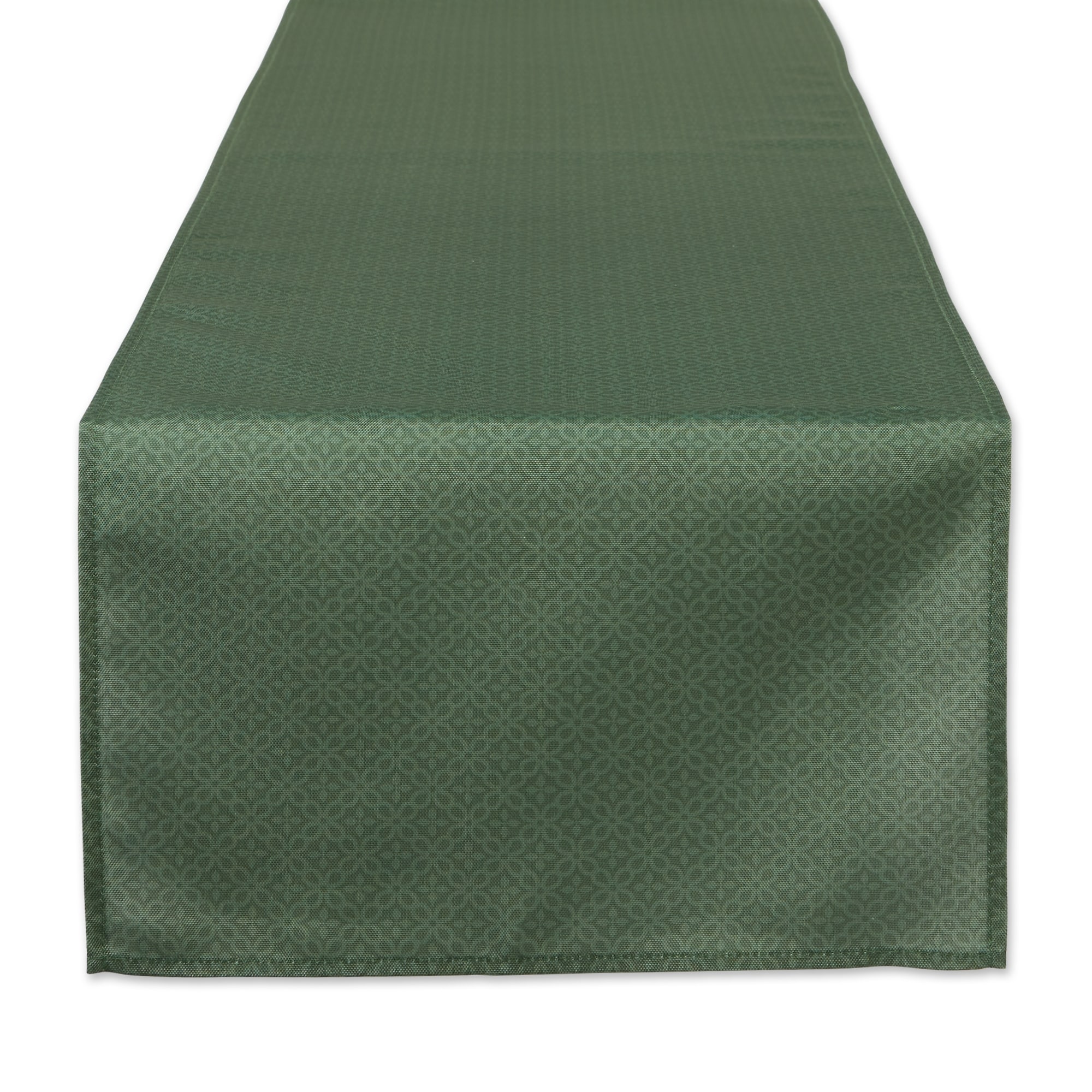 DII Stone Tonal Lattice Print Outdoor Table Runner