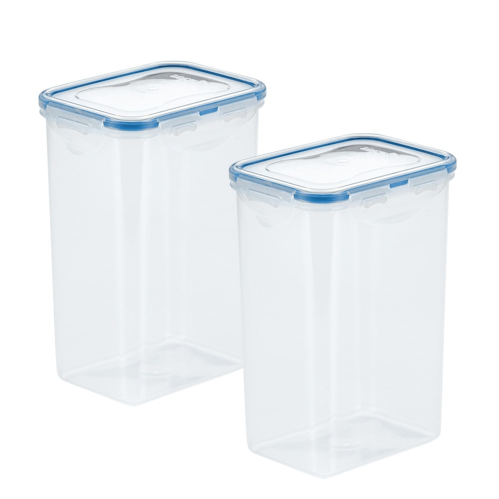LocknLock Purely Better Glass Square Baker/Food Storage Container with Lid,  8 Inch x 8 Inch, Clear