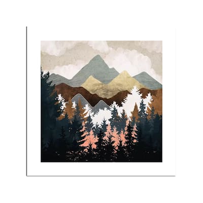 Forest View Fine Art Paper Print by SpaceFrog Designs - Multi