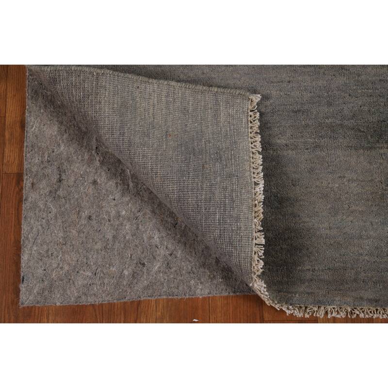 Gabbeh Modern Area Rug Handmade Wool Carpet - 3'11" x 5'8"