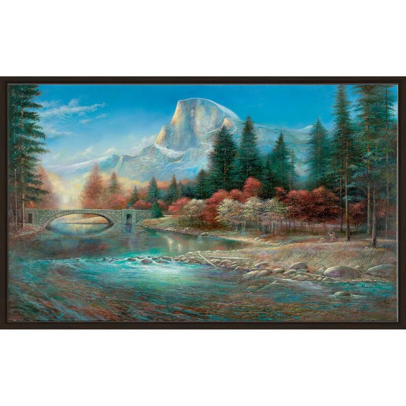 "Yosemite" by Ruane Manning Print on Floating Canvas