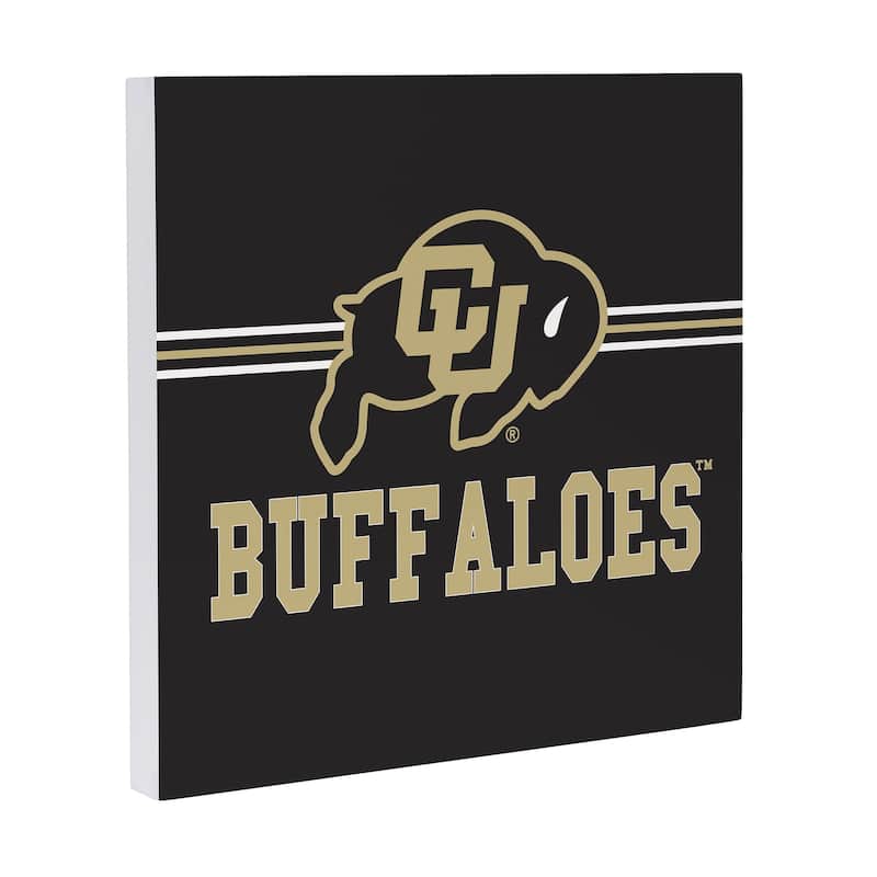 University of Colorado Wooden Door Decor Wall Sign - Multi-Color
