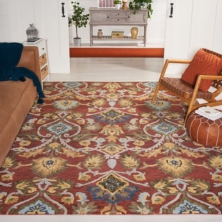 SAFAVIEH Fiorello Handmade Blossom French Country Wool Area Rug
