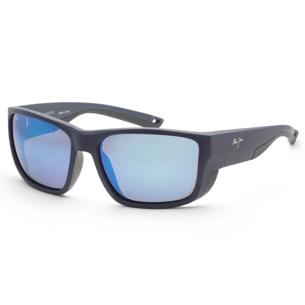 Maui Jim Men's Amberjack 60 mm Blue Sunglasses MJ0896S-002