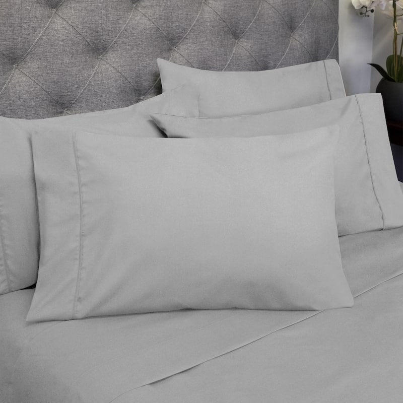 Luxurious Ultra-soft 6-pc. Bedsheet Set - Queen - Slate