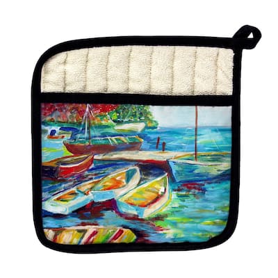 Betsy's Marina II Pot Holder - 9x9