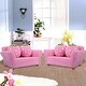 preview thumbnail 7 of 8, BL/PI Kids Strawberry Armrest Chair Sofa-Pink - 35.5" x 21.5" x 19" (L x W x H)