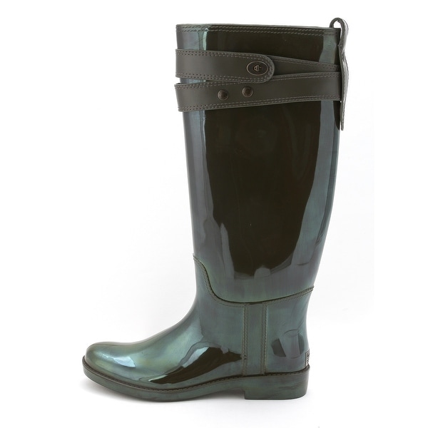 coach talia rain boots