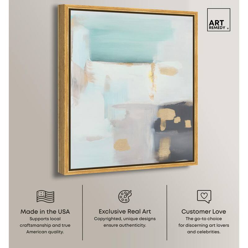 Misty Luxe III Canvas by Art Remedy