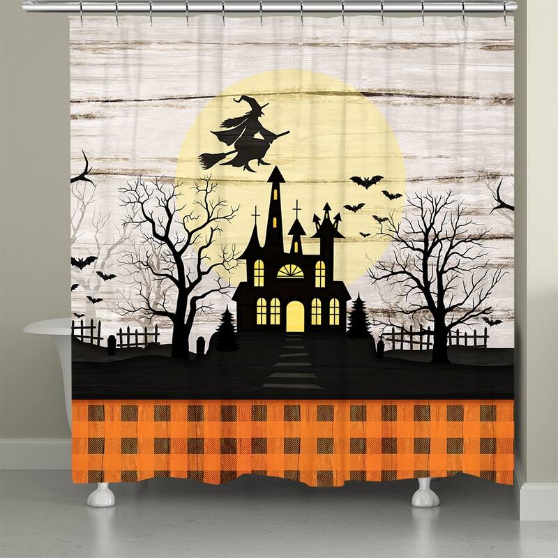 Halloween Hauntings Shower Curtain