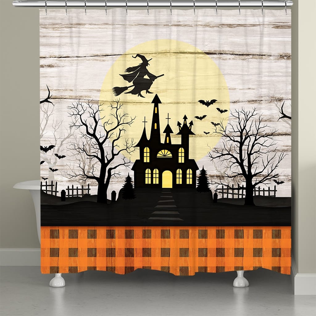 Halloween Hauntings Shower Curtain