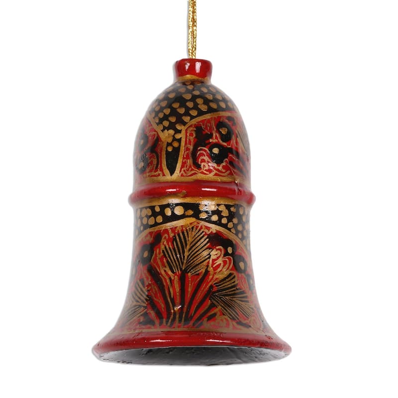Novica Handmade Glorious Leaves Wood Ornaments (3 Inch) - 3.1" H x 2.2" D