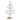19.5" White Yarn Wrapped Table Top Christmas Tree