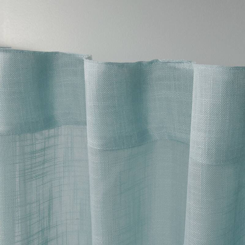 ATI Home Bella Sheer Hidden Tab Top Curtain Panel Pair