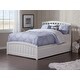preview thumbnail 2 of 5, Richmond Full Bed with Footboard and Twin Trundle in White