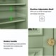 preview thumbnail 8 of 22, 57.4" Farmhouse Storage Sideboard Buffet Cabinet with 4 Glass Doors and Adjustable Shelves