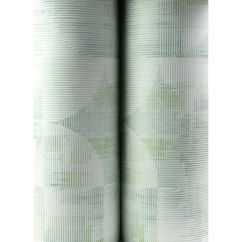 A-Street Prints Woodbine Sage Abstract Geometric Wallpaper