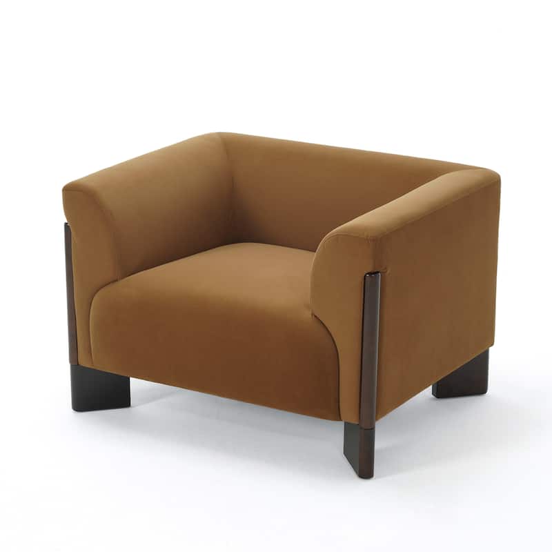 41"W Modern Tuxedo Arms Accent Chair for Living Room