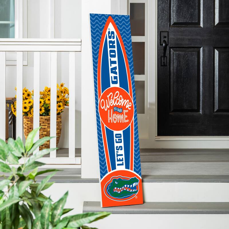 47" Porch Leaner Welcome Wall Sign, University of Florida - Orange